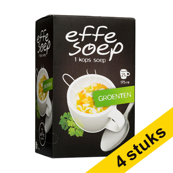 Effe Soep Aanbieding: 4x Effe Soep Groenten 175 ml (21 stuks)  423194 - 1