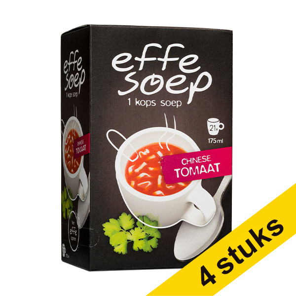 Aanbieding: 4x Effe soep Chinese Tomaat 175 ml (21 stuks) 423191 - 1