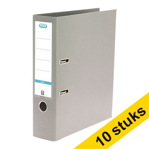 Aanbieding: 10x Elba Smart Pro+ ordner A4 plastic grijs 80 mm 237695 - 1