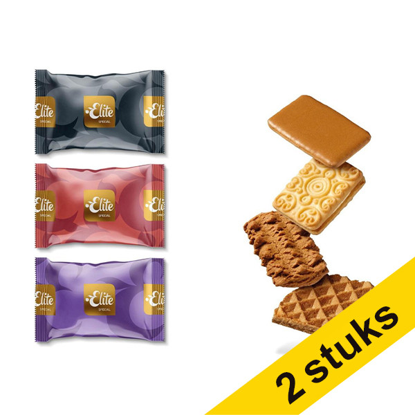 Elite Aanbieding: 2x Elite Coffee Time koekjesmix (120 stuks)  404379 - 1