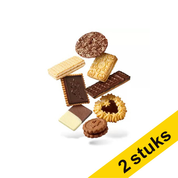 Elite Aanbieding: 2x Elite Selection Delicious koekjesmix met chocolade (120 stuks)  404380 - 1