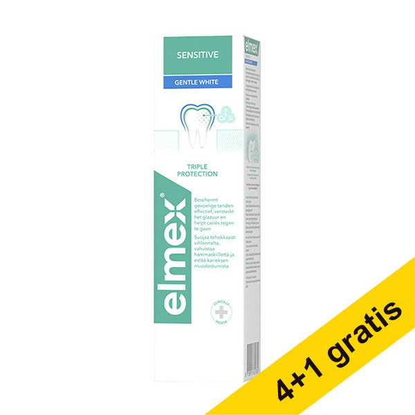 Aanbieding: 5x Elmex Sensitive Whitening tandpasta (75 ml) SEL00302 - 1