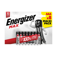 Energizer Max AAA Alkaline Batterij (8 stuks) 298102