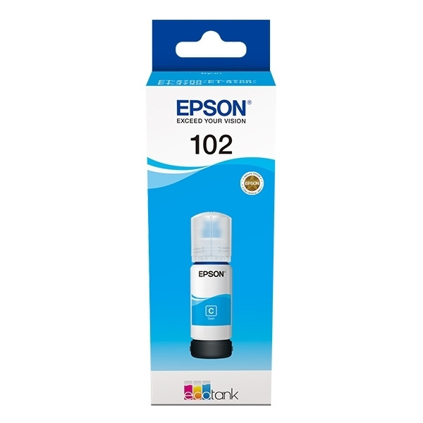 Epson 102 inktfles cyaan (origineel) C13T03R240 905157 - 1