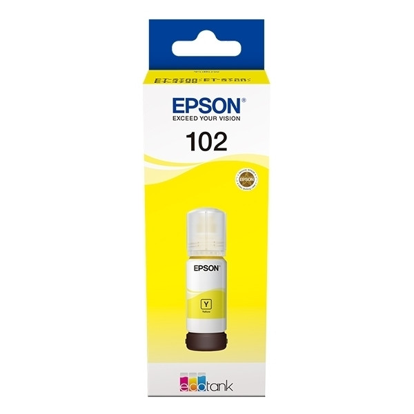 Epson 102 inktfles geel (origineel) C13T03R440 903789 - 1