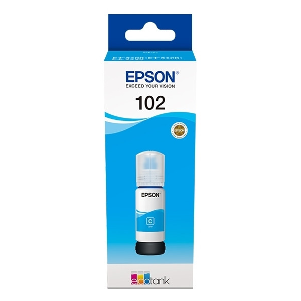 Epson 102 inkttank cyaan (origineel) C13T03R240 027172 - 1