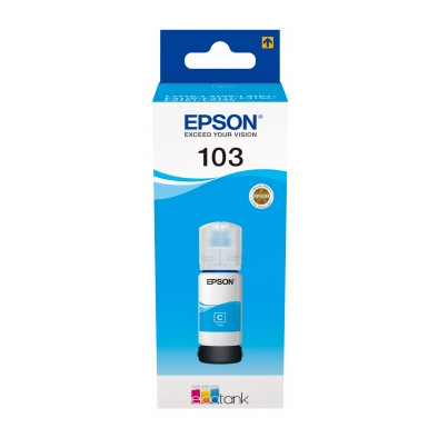 Epson 103 inktfles cyaan (origineel) C13T00S24A 052100 - 1