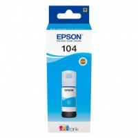 Epson 104 inktfles cyaan (origineel) C13T00P240 052084