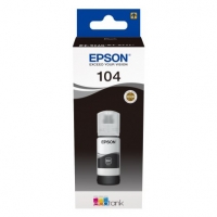 Epson 104 inktfles zwart (origineel) C13T00P140 052082