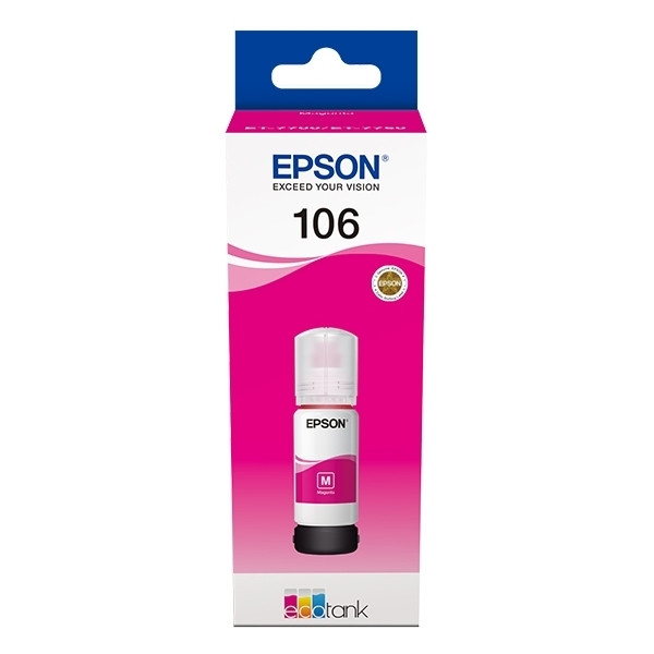 Epson 106 inktfles magenta (origineel) C13T00R340 905023 - 1