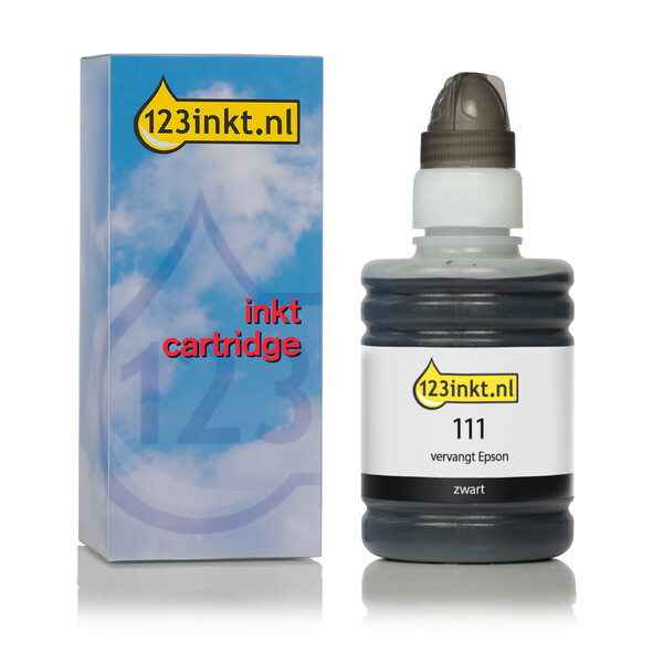 EcoTank ET-M3140 EcoTank serie Epson Inkt cartridges Epson 111 inkttank  zwart (origineel) 123inkt.nl