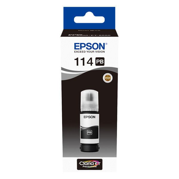 Epson 114 inkttank foto zwart (origineel) C13T07B140 083590 - 1