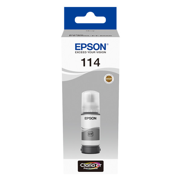 Epson 114 inkttank grijs (origineel) C13T07B540 083600 - 1