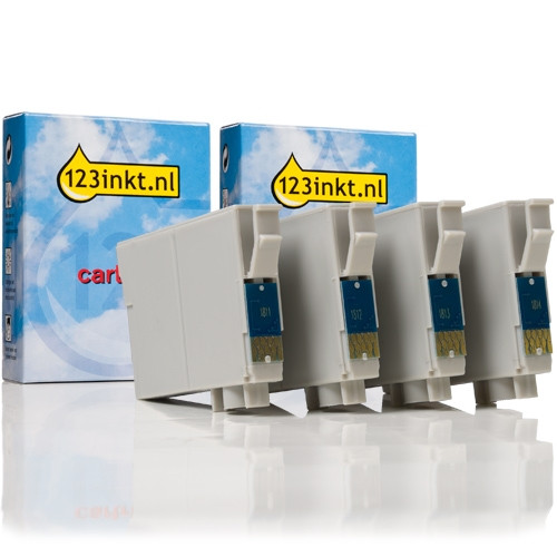 Epson 18XL (T1816) multipack 4 inktcartridges hoge capaciteit (123inkt huismerk) C13T18164010C C13T18164012C 026487 - 1