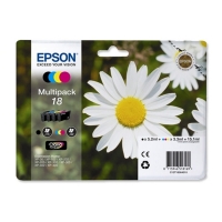 Epson 18 (T1806) multipack 4 inktcartridges (origineel) C13T18064010 C13T18064012 026476