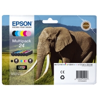 Epson 24 (T2428) multipack 6 kleuren (origineel) C13T24284010 C13T24284011 026588
