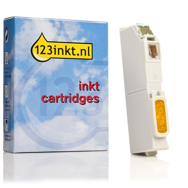 Epson 26 (T2614) inktcartridge geel (123inkt huismerk) C13T26144010C C13T26144012C 026505 - 1