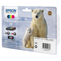 Epson 26 (T2616) multipack 4 kleuren (origineel) C13T26164010 905680