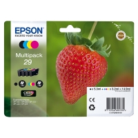 Epson 29 (T2986) multipack 4 kleuren (origineel) C13T29864010 C13T29864012 026844