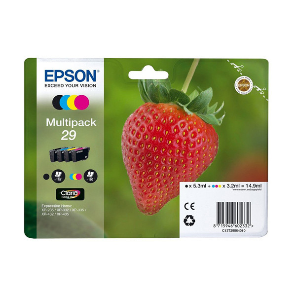 Epson 29 (T2996) multipack (origineel) C13T29864510 652005 - 1