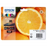 Epson 33XL (T3357) multipack 5 kleuren hoge capaciteit (origineel) C13T33574010 026870