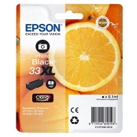 Epson 33XL (T3361) inktcartridge foto zwart hoge capaciteit (origineel) C13T33614010 C13T33614012 026854