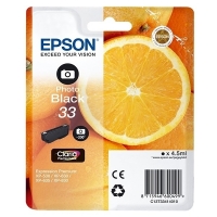 Epson 33 (T3341) inktcartridge foto zwart (origineel) C13T33414010 C13T33414012 902012