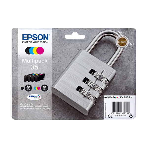 Epson 35 (T3586) multipack (origineel) C13T35864010 C13T35864020 652023 - 1