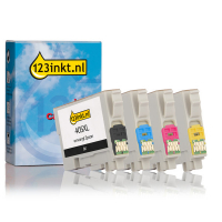 Epson 405XL (T05H6) multipack zwart + 3 kleuren (123inkt huismerk) C13T05H64010C 110830