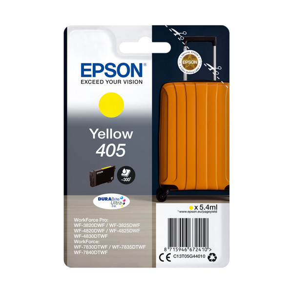Epson 405 (T05G4) inktcartridge geel (origineel) C13T05G44010 C13T05G44020 083544 - 1