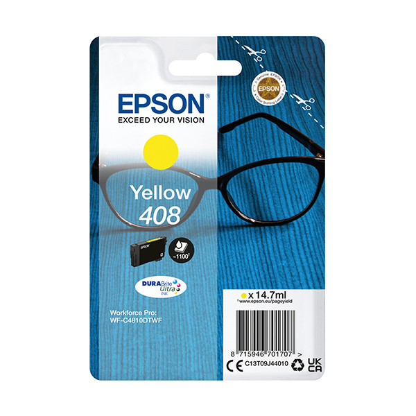 Epson 408 (T09J4) inktcartridge geel (origineel) C13T09J44010 024122 - 1