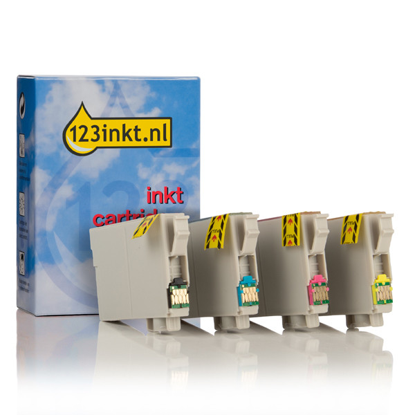 Epson 502XL BK + 502 C/M/Y (T02W9) multipack (123inkt huismerk) C13T02W94010C 132120 - 1
