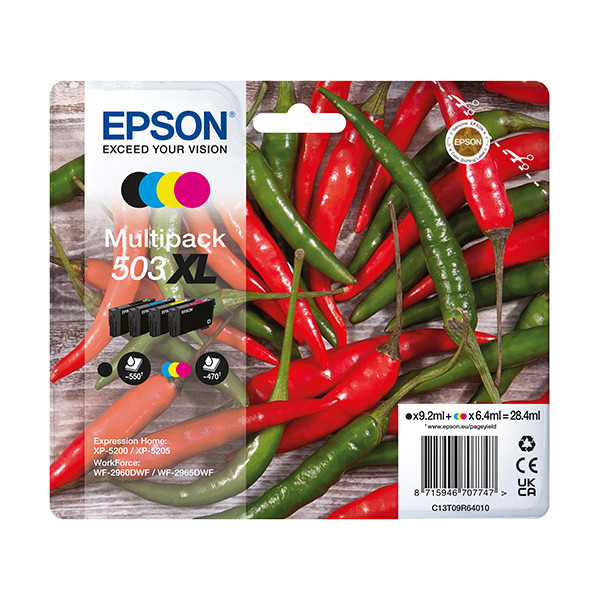 Epson 503XL (T09R6) multipack (origineel) C13T09R64010 652058 - 1