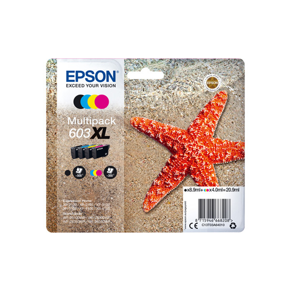 Epson 603XL (T03A6) multipack (origineel) C13T03A64010 C13T03A64020 C13T03A64510 020686 - 1