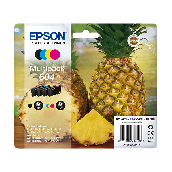 Epson 604 multipack (origineel) C13T10G64010 C13T10G64020 652068 - 1