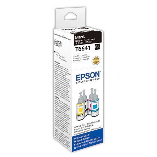 Epson 664 (T6641) inkttank zwart (origineel) C13T664140 026748 - 1