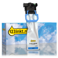 Epson C13T11N240 inktcartridge cyaan (123inkt huismerk)