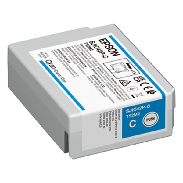 Epson C13T52M240 inktcartridge cyaan (origineel) C13T52M240 084330 - 1