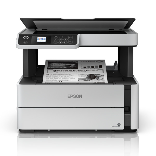 Epson EcoTank ET-M2170 all-in-one A4 inkjetprinter zwart-wit met wifi (3 in 1) C11CH43401 C11CH43402 831672 - 1