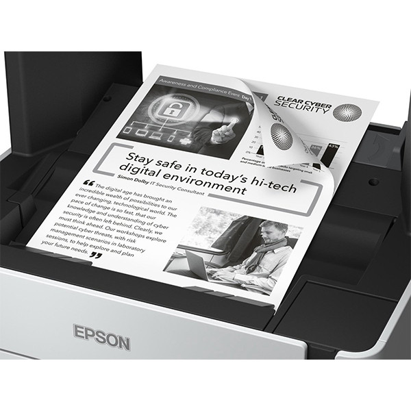 Epson EcoTank ET-M2170 all-in-one A4 inkjetprinter zwart-wit met wifi (3 in 1) C11CH43401 C11CH43402 831672 - 9