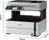 Epson EcoTank ET-M3170 all-in-one A4 inkjetprinter zwart-wit met wifi (4 in 1) C11CG92402 831646 - 2