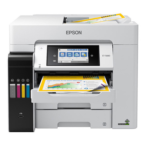 Epson EcoTank pro ET-5885 A4 all-in-one inkjetprinter met wifi (4 in 1) C11CJ28405 831964 - 1