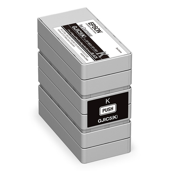 Epson GJIC5(K) inktcartridge zwart (origineel) C13S020563 026740 - 1
