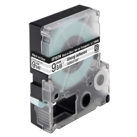 Epson LC-3TBW9 extra klevende tape zwart op transparant 9 mm (origineel) C53S624405 083018