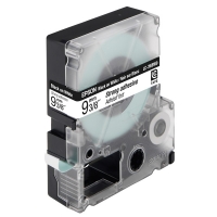 Epson LC-3WBW9 extra klevende tape zwart op wit 9 mm (origineel) C53S624406 083020
