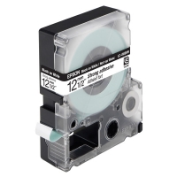 Epson LC-4WBW9 extra klevende tape zwart op wit 12 mm (origineel) C53S625411 083042