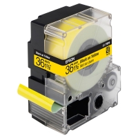 Epson LC-7YBP9 tape zwart op pastel geel 36 mm (origineel) C53S628402 083096