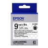 Epson LK-3TBN tape zwart op transparant 9 mm (origineel)