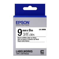 Epson LK-3WBN standard tape zwart op wit 9 mm (origineel) C53S653003 083178