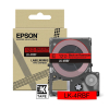 Epson LK-4RBF tape zwart op fluorescerend rood 12 mm (origineel)